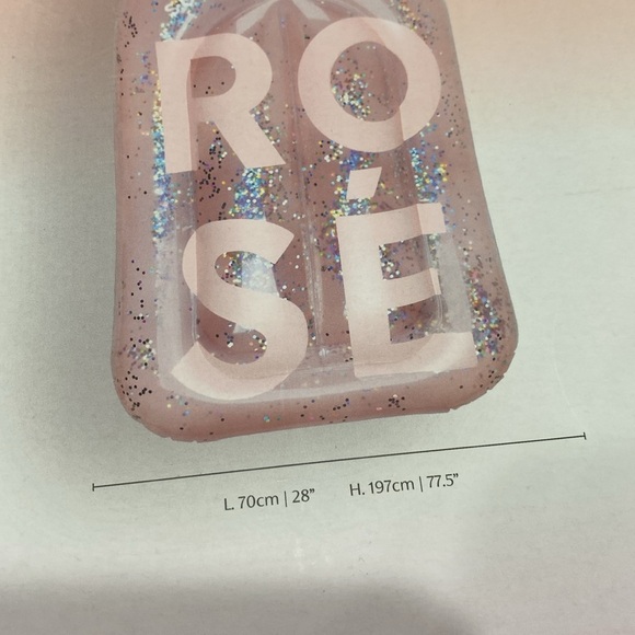 COPY - COPY - NWOT.  SunnyLife, Rose’ bottle, pool float. - Picture 8 of 12